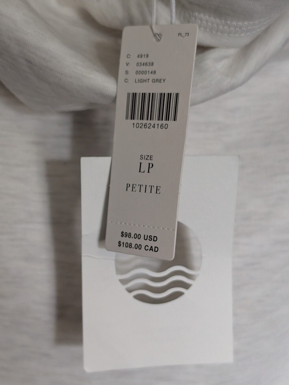 Anthropologie Daily Practice Sleeveless Cowl Neck Top * L P * NWT - Picture 4 of 4